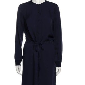 NWOT Theory 100% Silk Midi Shirtdress